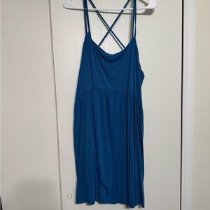 Old Navy Blue, Orange, and Black Strappy Dresses